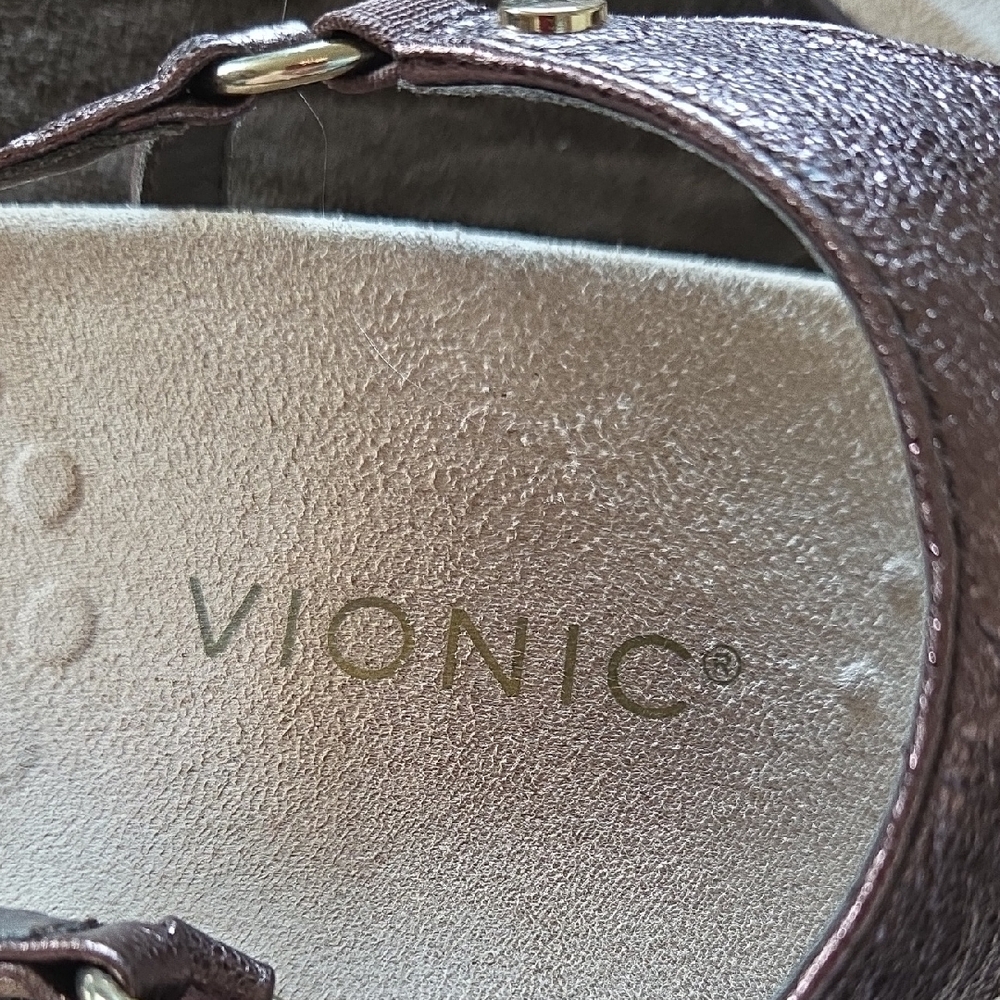 Vionic Metallic Brown Sandals - image 2